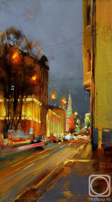 Shalaev Alexey. December Nights. Moscow, Znamenka Street