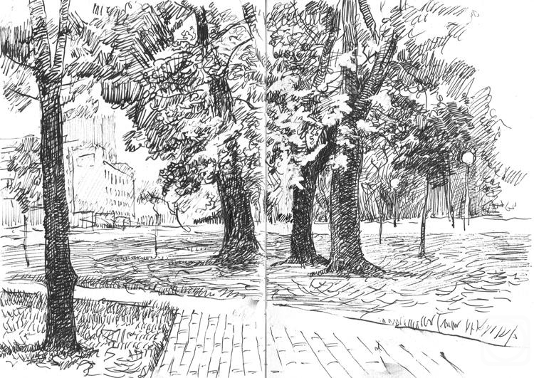 Korhov Yuriy. Trees in the park