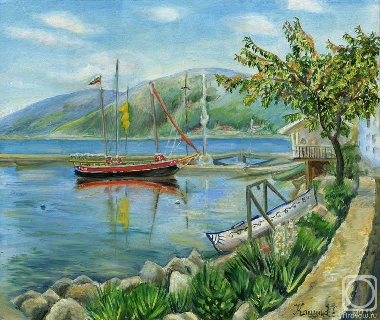 Kashina Eugeniya. The Balchik boats - 2