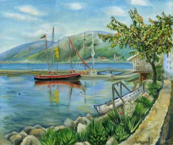 The Balchik boats - 2 (Boat Dock). Kashina Eugeniya