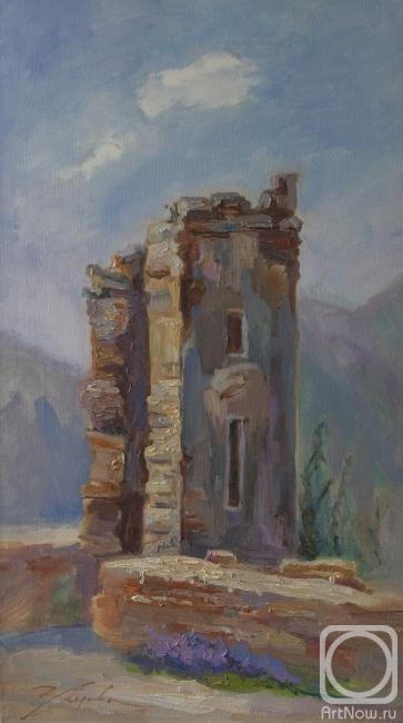 Zvereva Tatiana. Genoese fortress tower Baldo Gurko