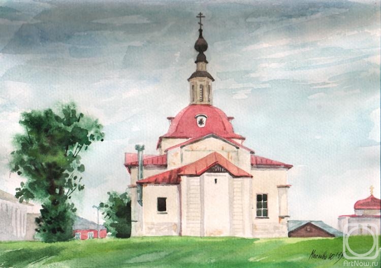 Maslova Julea. Church of the Resurrection of the Word, the city of Kolomna