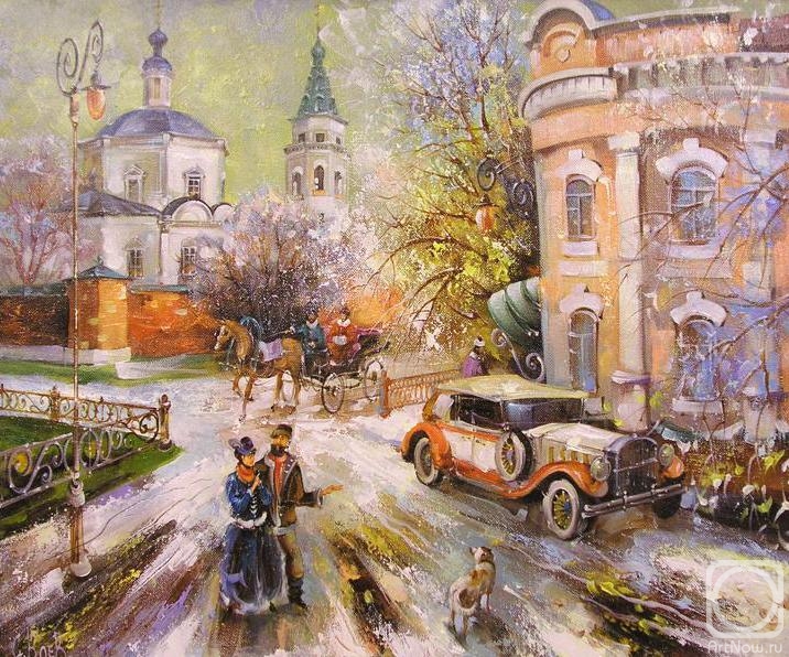 Boev Sergey. The city of Kursk. View of the Holy Trinity Convent