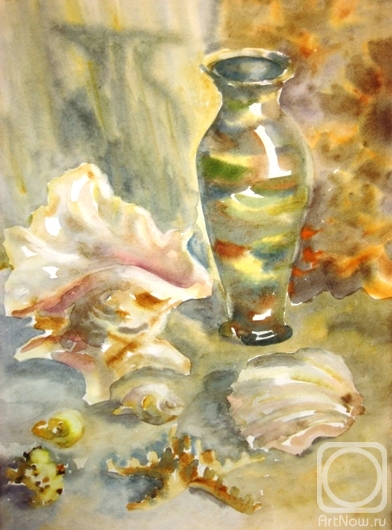 Safronova Nastassiya. Still life with shells