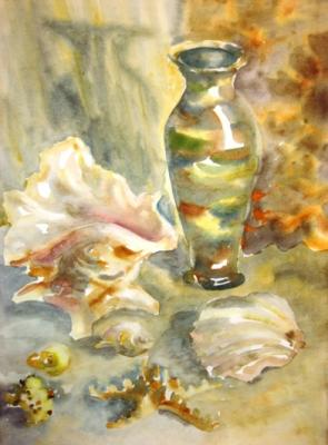 Still life with shells. Safronova Nastassiya