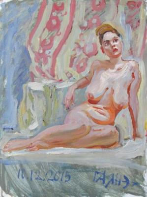 Painting Nude. Dobrovolskaya Gayane