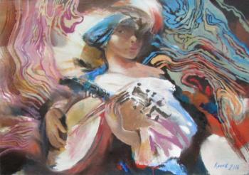 Banjo playing. Kulikov Sergey