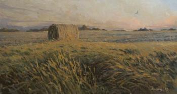 The evening of the Indian summer. Bale (Bale Stubble). Zhilov Andrey