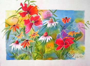 Flowering (based on karlin Holman watercolor). Kotova Valentina