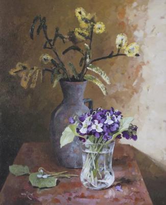 Violets and willows