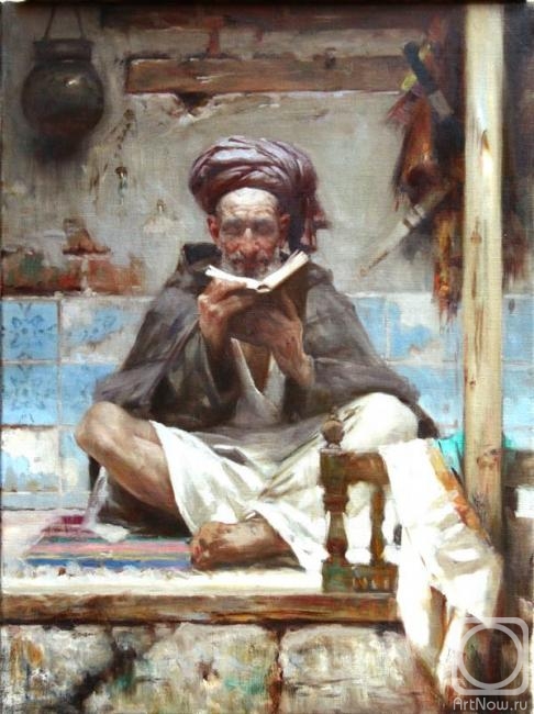 Nemakin Aleksandr. The old man with a book