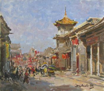 Bright day. Of Pingyao