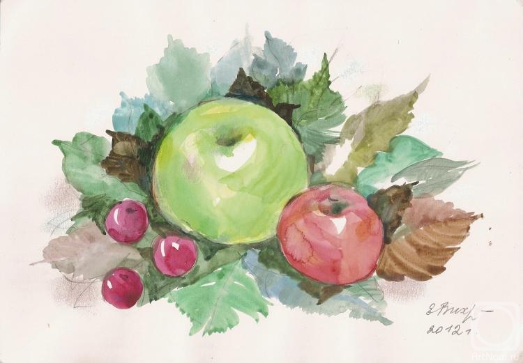 Vihrova Evgeniya. Still Life with Apples