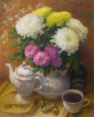 chrysanthemum cup tea. Shumakova Elena