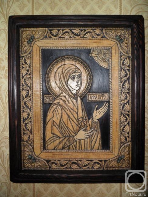 Piankov Alexsandr. Icon of St. Anne the Prophetess