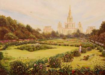 Botanical Garden of Moscow State University . The beginning of June. Yaskin Vladimir
