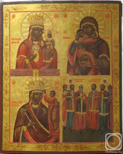 Shurshakov Igor. Four-part icon, 2nd half of the XIX century (restoration)