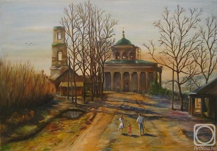 Дорога к храму» картина Манучаряна Арама маслом на холсте — купить на  ArtNow.ru