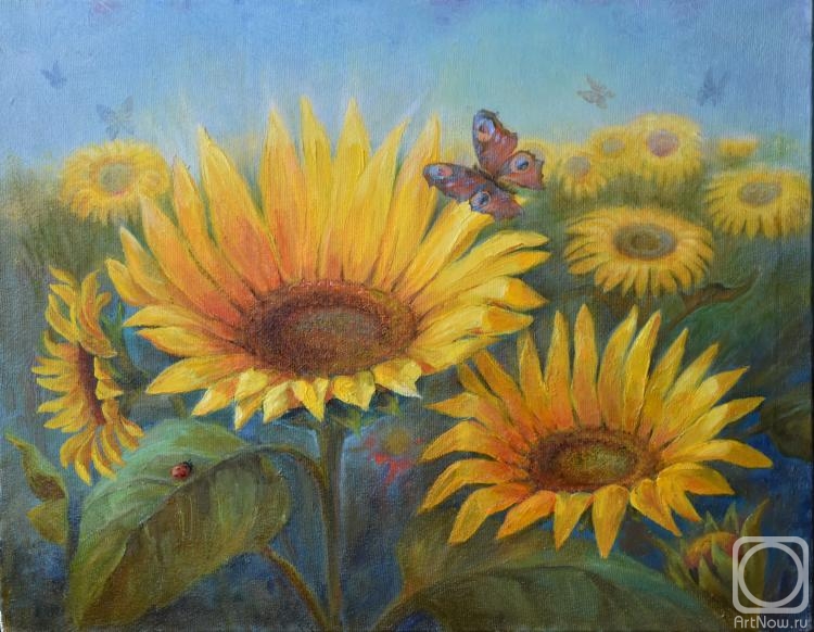 Golub Tatyana. Sunflowers