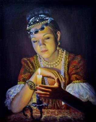 Anastasia (Girl With A Candle). Bakaeva Yulia