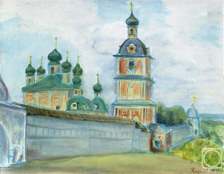 Kashina Eugeniya. View at Goritsky monastery. Pereslavl