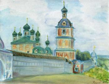 View at Goritsky monastery. Pereslavl. Kashina Eugeniya