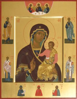 Our Lady with Saints in the Fields. Novikov Viktor