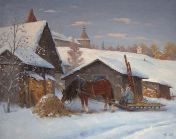 Solovki. Horse. Winter