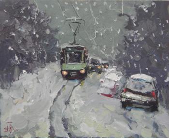 Fluffy snow. Golovchenko Alexey