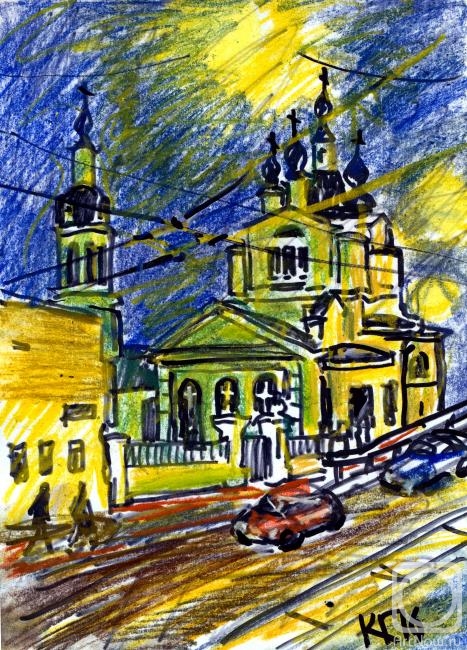 Karaceva Galina. Church of the Intercession of the Blessed Virgin Mary in the Red Village