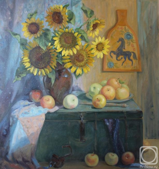 Kanashova Natalya. Sunflower, and the old Chest