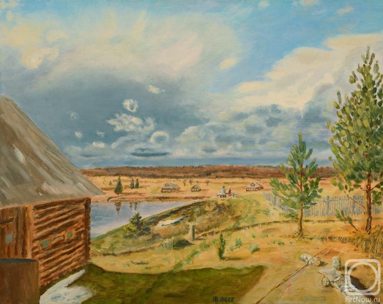 Yaskin Vladimir. Spring on the Upper Volga