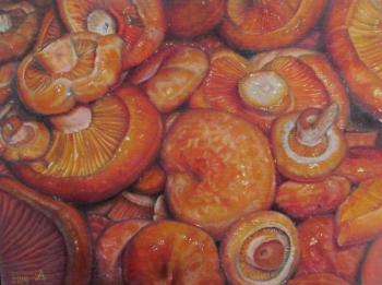 Red happiness of a mushroom picker. Dyachenko Alyena