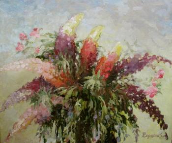 Bouquet of lupines. Vedeshina Zinaida