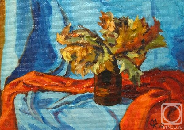 Malutov Sergey. Bouquet of maple leafs