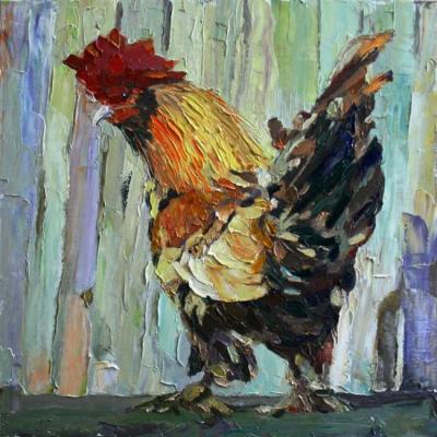Chickens #26 (evil rooster). Rudnik Mihkail