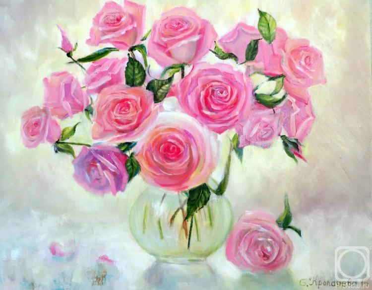 Kropacheva Elena. Pink roses