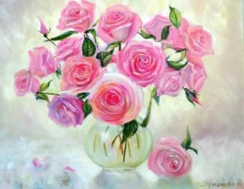 Pink roses. Kropacheva Elena