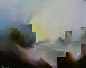 City in the fog. Stolyarov Vadim