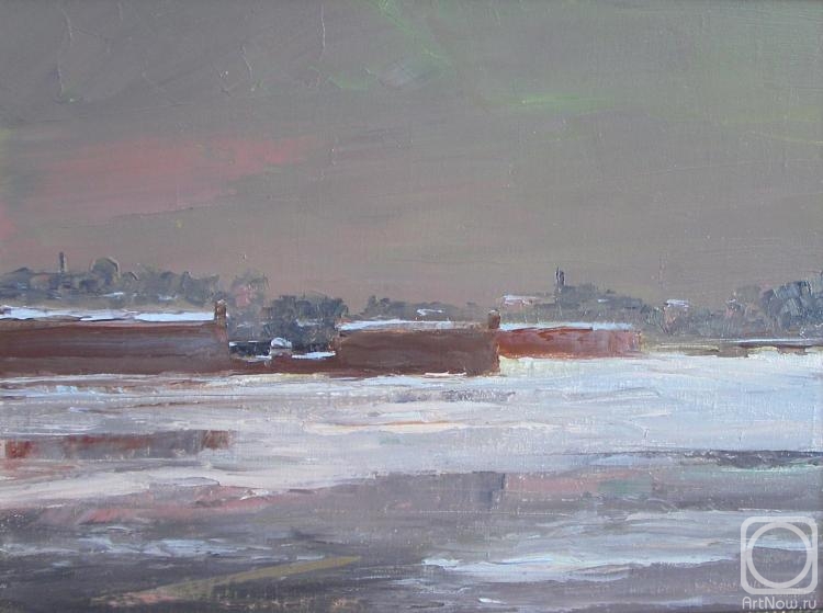 Solovev Alexey. Ice at Neva River