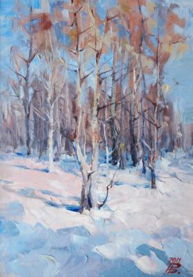Birch sunlit. Rakcheev Vladimir