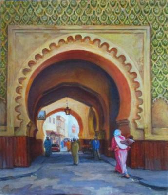 Painting Quarter in Fez. Shumakova Elena