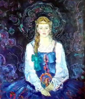 Zhinkina Larisa Vladimirovna. Girl in Blue