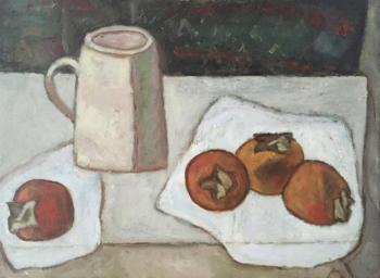 Still-life with persimmons