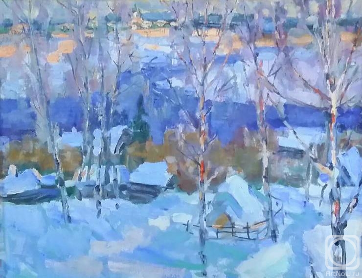 Zhinkina Larisa. Blue landscape