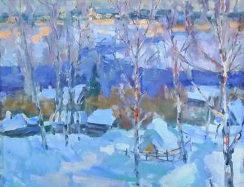 Zhinkina Larisa Vladimirovna. Blue landscape