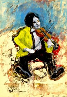 Violinist. Moniava Igor
