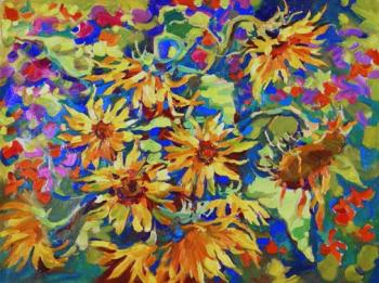 Summer solstice. Sunflowers. Mirgorod Igor