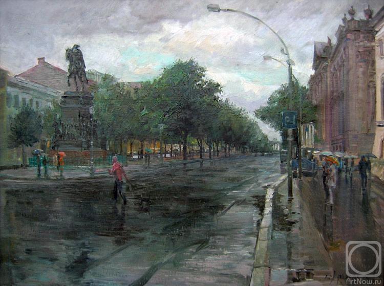 Loukianov Victor. Berlin in Rain