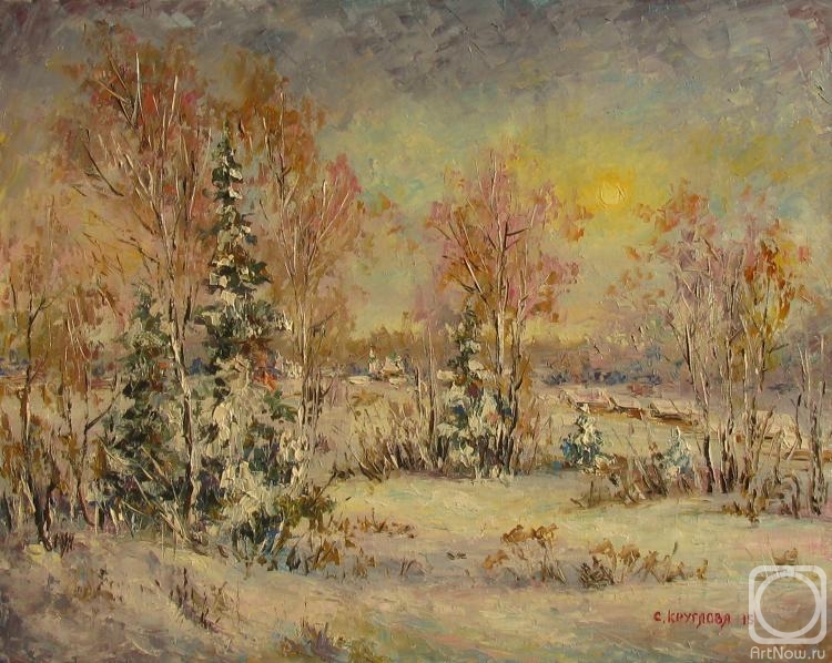 Kruglova Svetlana. Snowy winter